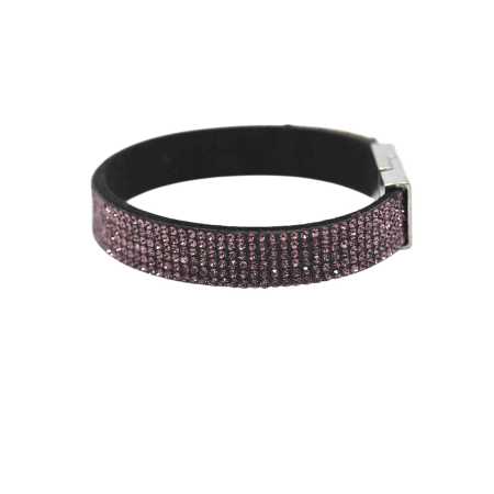 Modeschmuck Armband mit violetten Strass B-Ware