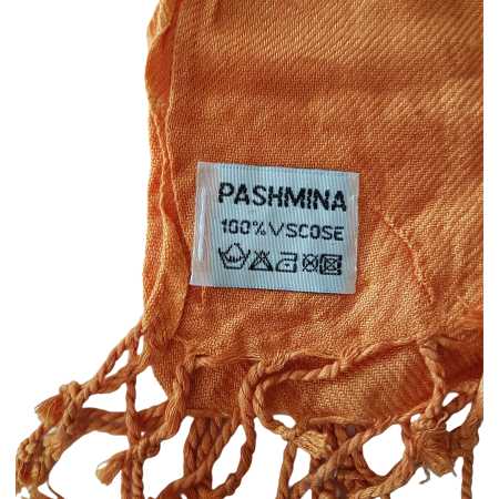 Viskose Pashmina- Schal Sonnenblumengelb