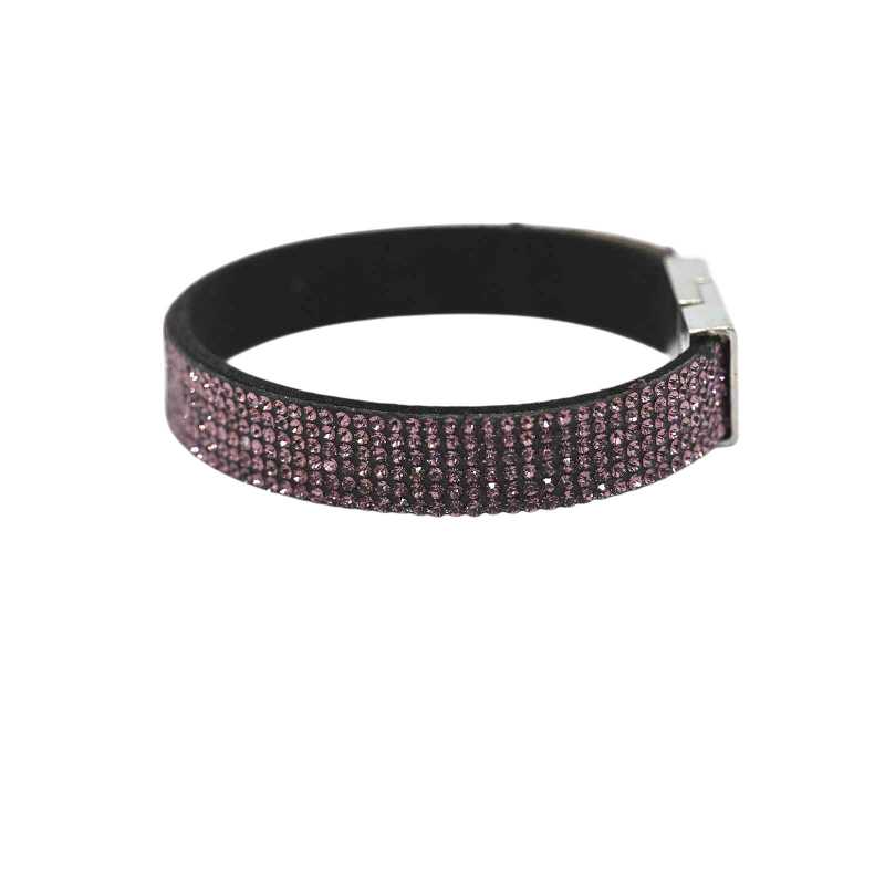 Modeschmuck Armband mit violetten Strass B-Ware